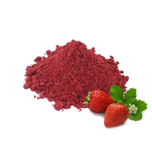 Factory Supply Pure Natural Freeze Dried Strawberry Powder Extract Pure Bulk Ingredients