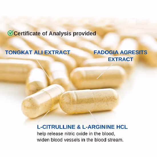 High Quality Healthy Natural Special Herbal Powder Capsules for Men Health Supplements