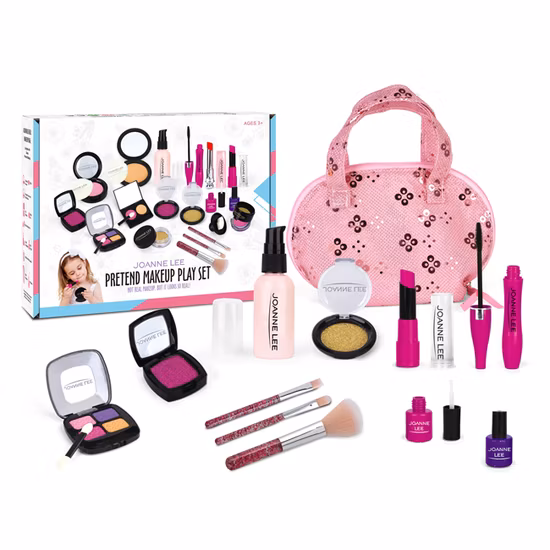 Wholesale Emulational Cosmetic Set Makeup Toy Girls Play House Pretend Play Toys Emulational Make up Set Kids Toy for Girls Kids Make up Set